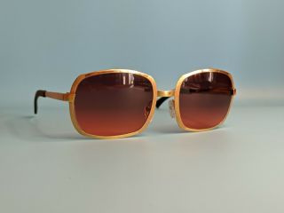 Vintage Neostyle Boutique Gold Plated Sunglasses Polycarbonat Zeiss Lenses 574