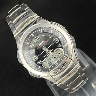 Vintage Casio Illuminator Telemomo 3793 Japan Made Men ' s Wrist Watch 3