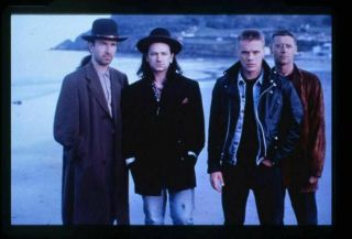 U2 Rattle And Hum Group Portrait Ireland Stamped 35mm Transparency