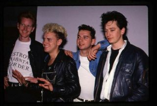 Depeche Mode Dave Gahan Alan Wilder Rare Group Photo 35mm Transparency