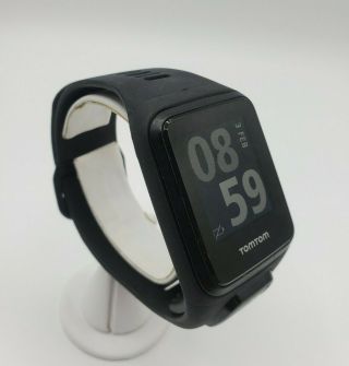 Tom Tom Runner Gps Watch Black Silicone Band 4rem Running W/charger