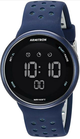 Armitron Pro Sport Watch Water Resistant (blue/ 40/8423nvy) - Ships