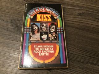 Kiss - 1978 - Headliners - Book - Aucoin - Vintage - W/foldout Poster - Gene Simmons