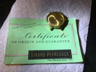 Vintage Girard Perregaux Gyromatic 39 Jewels Gold Filled Men’s Watch -