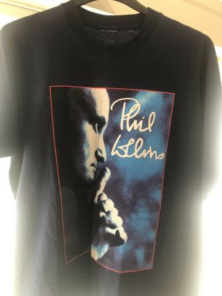 Phil Collins Both Sides 1994 Tour T - Shirt Size Xl Fab Quality Tour Dates On Back