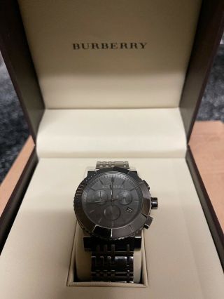100 Authentic Burberry Bu2305 Dial Stainless Steel Bracelet Unisex Watch