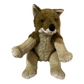Build - A - Bear Plush Brown Coyote 12 " 10/09 Stuffed Animal Hard To Find