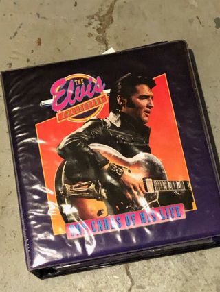 Elvis River Group Binder With 387 Trading Cards,  Wrappers,  Chrome Chase Card