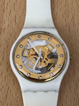 2013 Unisex Swatch Originals Swiss Made Sunray Glam (suoz148) 41 Mm Watch