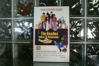 The Beatles Yellow Submarine Framed Behind Glass Movie Poster 11 " X 17 "