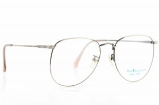 Vintage 90s Polo Ralph Lauren Antique Silver Tear Drop Glasses Frames 53 - 18