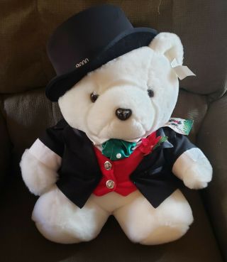 Vintage 2000 Dayton Hudson Mr.  Santa Bear With Top Hat And Tags