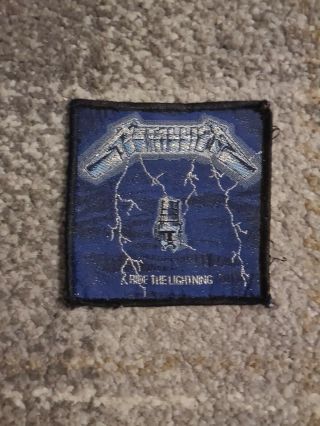 Metallica Ride The Lightning Patch Vintage 80 
