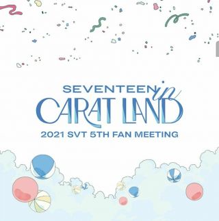 Seventeen 2021 Svt 5th Fan Meeting Goods Postcard Set