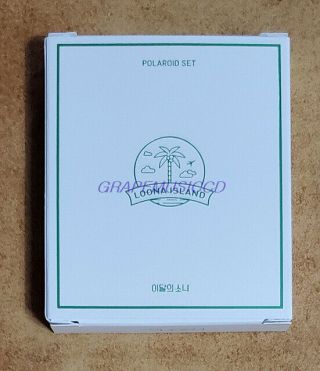 Loona 2020 Summer Package Loona Island Concept Zone Official Goods Polaroid Set