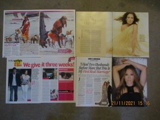 Vintage Uk Jennifer Lopez J - Lo Clippings Set 12