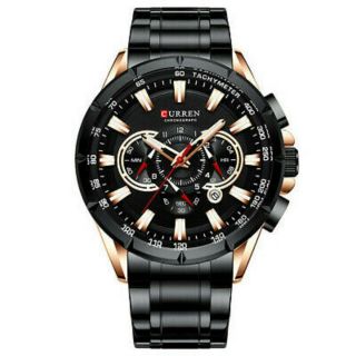 Curren Men`s Waterproof Sport Army Military Chronograph Date Quartz Wrist Watch