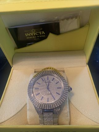 Invicta Men’s 54mm Specialty Next Gen Automatic Crystal Accented Bracelet Watch
