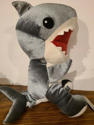 Build A Bear Shark Week Great White Shark Plush Stuffed Animal 16 "