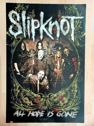 Slipknot All Hope Is Gone Authentic Licensed 2009 Poster