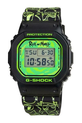 Casio G - Shock Rick and Morty Limited Edition Adult Swim DW5600RM21 - 1 2