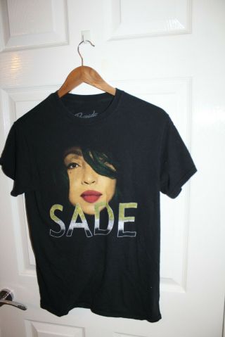 Sade Black Lovers Rock Tour Band T Shirt Small