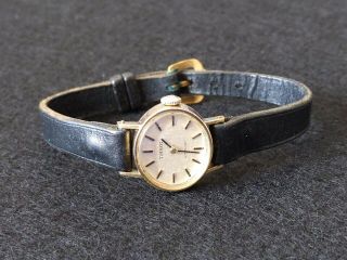 Vintage Tissot Stylist Ladies Watch Swiss 17 Jewels Leather Strap For Repair