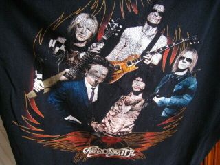 Vintage Aerosmith Band Concert T - Shirt Adult Xl Men 