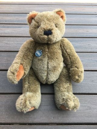 Vintage 1983 Gund Collectors Classic Limited Edition Brown Teddy Bear Plush 16”