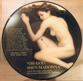 Rare Madonna Oh God,  She’s… Picture Disc Live Aid 1985 Performance