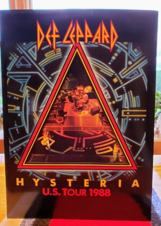 Def Leppard Hysteria Us Tour Book 1988 - Hard To Find