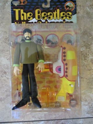 The Beatles Yellow Submarine George Harrison Figure Mcfarlane Toys 1999 Nib