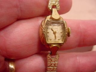 Bulova Ladies 21 - Jewel Watch - 10k Rolled Gold Plate Case