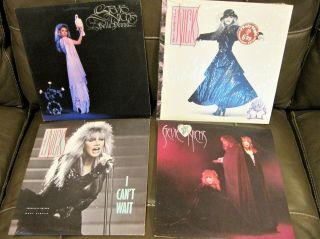 Stevie Nicks 4 Lps See Photos For Titles V.  G.  Vinyl V.  G.  Sleeves & Inserts Lqqk