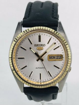 Men’s Seiko 5 Datejust Homage Automatic 7009 - 3110 Two Tone 36mm