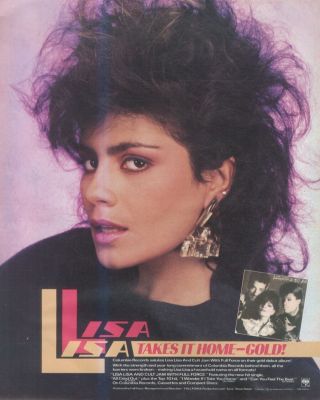 (sfbk27) Poster/advert 13x11 " Lisa Lisa And Cult Jam With Full Force