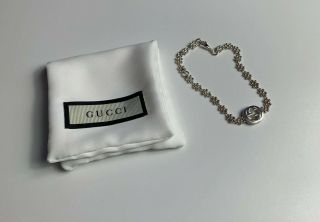 Gucci Silver Bracelet Womens,  Bag - 100 Authentic - Rrp £265.  00