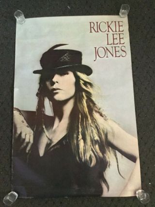 Vintage Rickie Lee Jones Pirates Promo Poster Rock