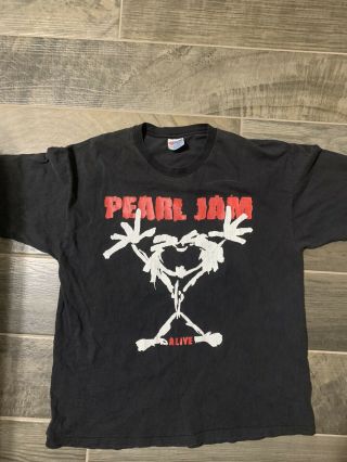 Vintage 1990’s Pearl Jam Alive T - Shirt Size Xl Single Stitch