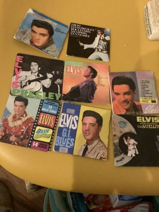 8 - Vintage Elvis Presley Chu - Bops - 8 Bubble Gum Miniature Albums Some