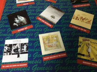 GENESIS Atlantic Records rare promotional poster with Album Covers 2