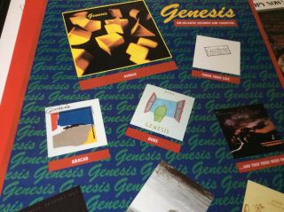 GENESIS Atlantic Records rare promotional poster with Album Covers 3