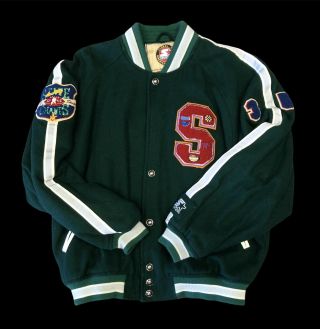 Vtg Starter Big League Sport Letterman Wool Blend Lined Jacket Coat Men’s M