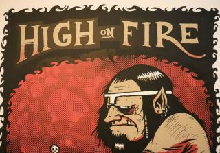 High On Fire Poster Fargo Nd 