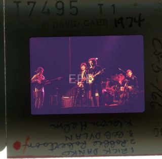1974 Bob Dylan Chicago Stadium David Gahr 35mm Music Transparency A430