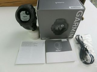 Garmin Instinct Rugged Gps Smart Watch Heart Rate Monitor - Graphite 010 - 02064 - 00