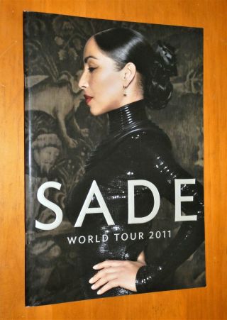 Sade Soldier Of Love World Tour 2011 Official Concert Program,  Ticket Stub