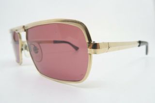 Vintage 70s gold filled sunglasses Neostyle 1/20 10CT society 70 56 - 18 Germany 3