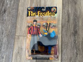 Mcfarlane Toys Yellow Submarine Ringo Starr With Blue Meanie Figure Nib