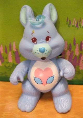 Vintage 1980s Care Bears Kenner 3 " Pvc Jointed Cousin Figure Rabbit Swiftheart